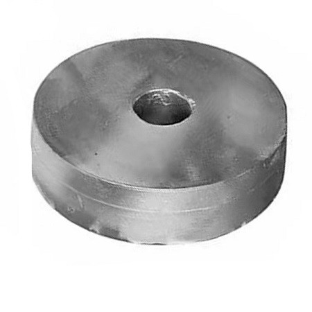 Aluminum anode for seawater cooling system