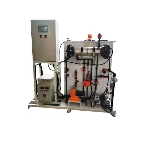 Electrolysis seawater sodium hypochlorite system
