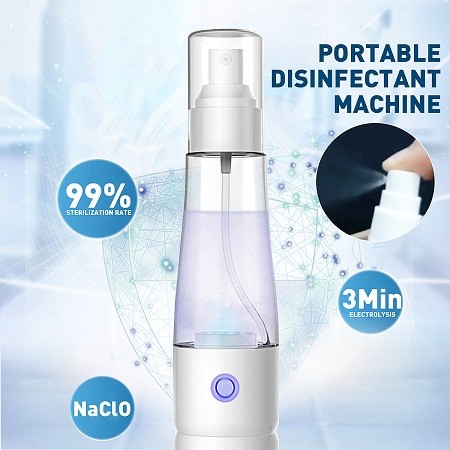 Portable sodium hypochlorite disinfectant generator