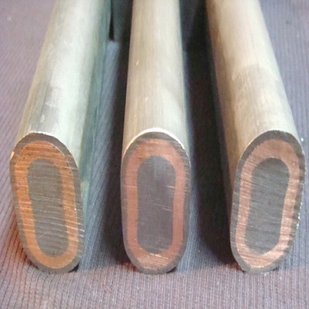 factory sales Titanium clad copper anode and cathode, stainless steel clad copper